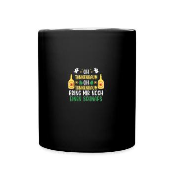Santa Claus Christmas Party Christmas Mulled Wine - Full Colour Mug - black - Front