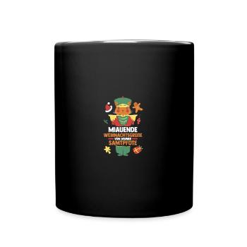 Père Noël Fête de Noël Noël Chats - Mug uni - noir - Devant