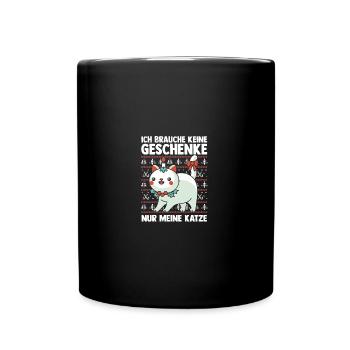 Père Noël Fête de Noël Noël Chats - Mug uni - noir - Devant