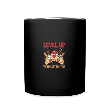 Père Noël Gaming Noël Noël - Mug uni - noir - Devant