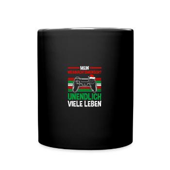 Père Noël Gaming Noël Noël - Mug uni - noir - Devant