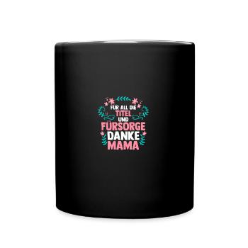 Maman pour la fête des mères - Mug uni - noir - Devant