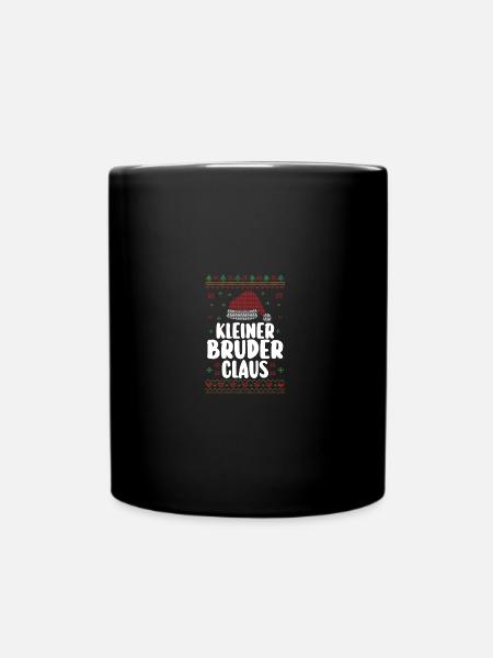 Weihnachten Weihnachtsmann Bruder Claus - Tasse einfarbig - Schwarz