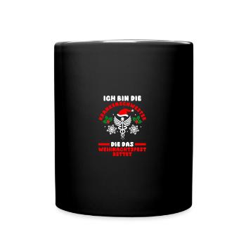Père Noël Infirmière de Noël - Mug uni - noir - Devant