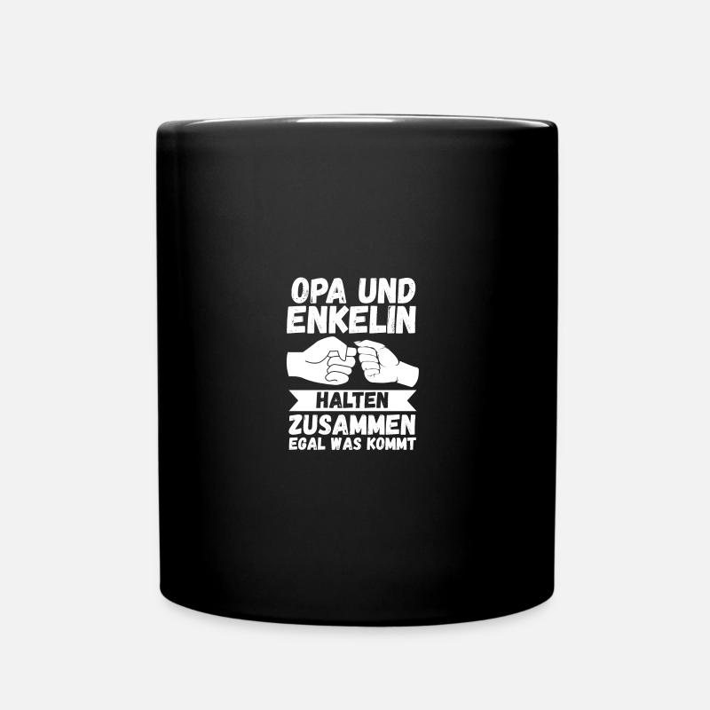 Papi et petite-fille - Mug uni - noir