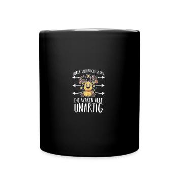Renne cher Père Noël, c’étaient tous de mauvaises habitudes - Mug uni - noir - Devant