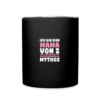 Mom of 2 children - Full Colour Mug - black - Front