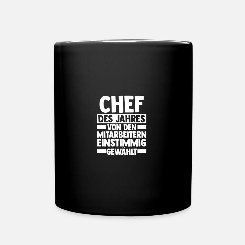 Teamleiter Chef Abschied - Tasse einfarbig - Schwarz