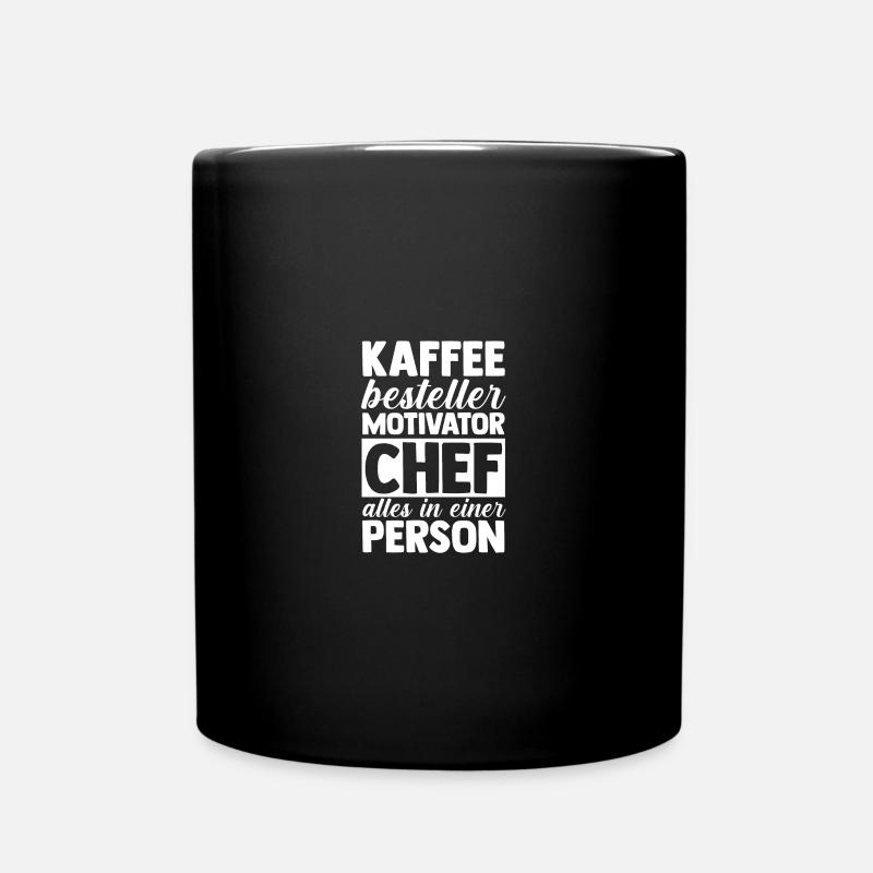 Teamleiter Chef Abschied - Tasse einfarbig - Schwarz