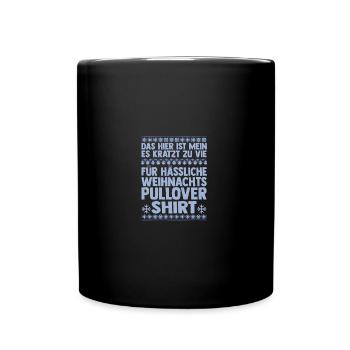 Santa Claus Christmas Ugly Christmas - Full Colour Mug - black - Front