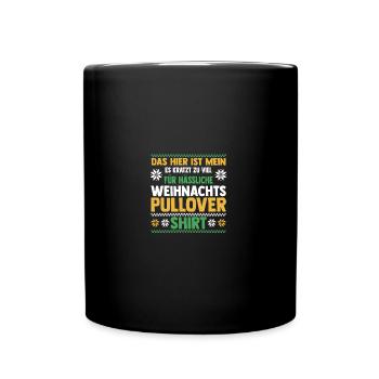 Santa Claus Christmas Ugly Christmas - Full Colour Mug - black - Front