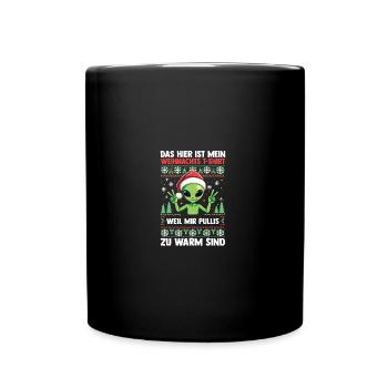 Santa Claus Christmas Ugly Christmas - Full Colour Mug - black - Front