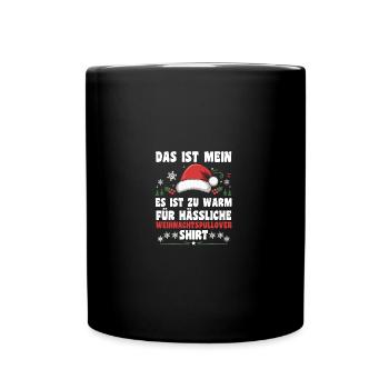 Santa Claus Christmas Ugly Christmas - Full Colour Mug - black - Front