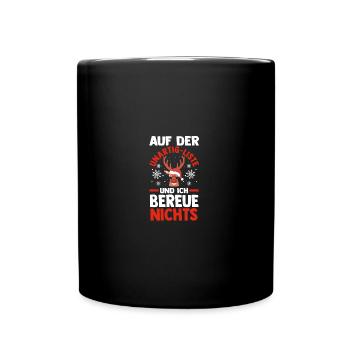 Père Noël Coquin Noël - Mug uni - noir - Devant