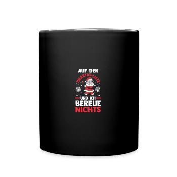 Père Noël Coquin Noël - Mug uni - noir - Devant