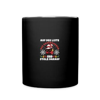 Père Noël Coquin Noël - Mug uni - noir - Devant