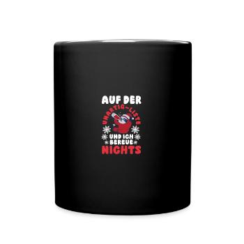 Père Noël Coquin Noël - Mug uni - noir - Devant