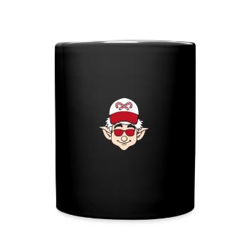 Santa Claus Christmas Elf Christmas Elf - Full Colour Mug - black - Front