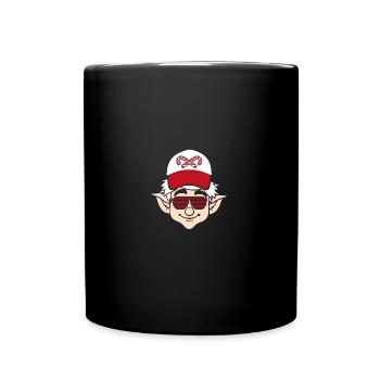 Santa Claus Christmas Elf Christmas Elf - Full Colour Mug - black - Front
