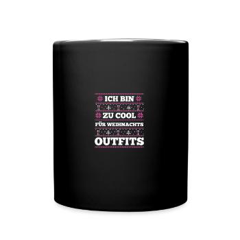 Christmas Ugly Christmas - Full Colour Mug - black - Front