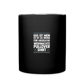 Santa Claus Christmas Ugly Christmas - Full Colour Mug - black - Front