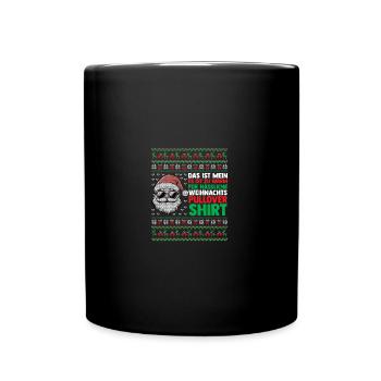 Santa Claus Christmas Ugly Christmas - Full Colour Mug - black - Front