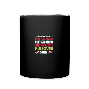 Santa Claus Christmas Ugly Christmas - Full Colour Mug - black - Front