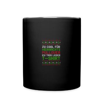 Santa Claus Christmas Ugly Christmas - Full Colour Mug - black - Front