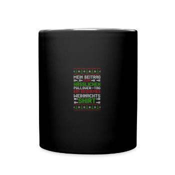 Santa Claus Christmas Ugly Christmas - Full Colour Mug - black - Front
