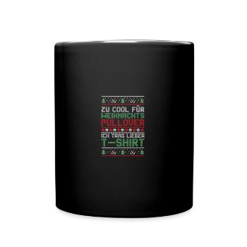 Santa Claus Christmas Ugly Christmas - Full Colour Mug - black - Front