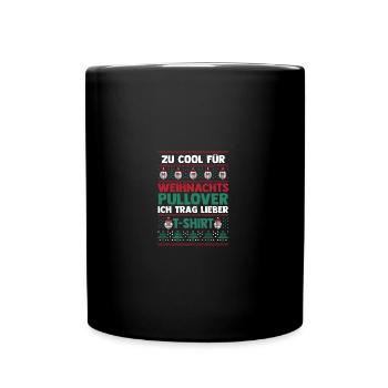 Santa Claus Christmas Ugly Christmas - Full Colour Mug - black - Front