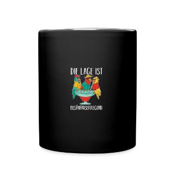The location is drunken parrot - Full Colour Mug - black - Front