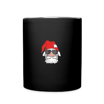 Weihnachten Weihnachtswichtel Weihnachtsgnom - Tasse einfarbig - Schwarz - Vorne