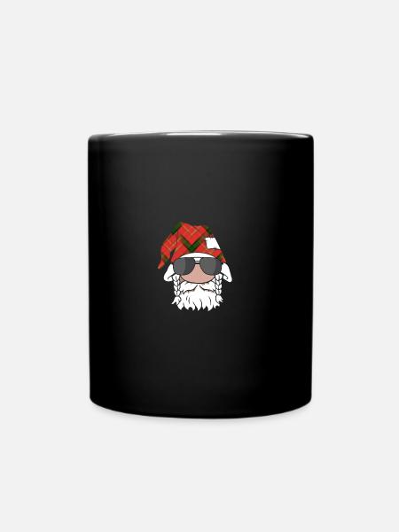 Christmas Christmas Gnome Christmas Gnome - Full Colour Mug - black