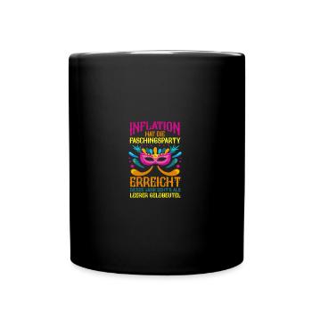 Costume de carnaval Carnaval - Mug uni - noir - Devant