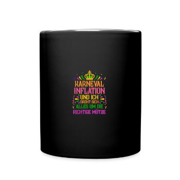 Costume de carnaval Carnaval - Mug uni - noir - Devant