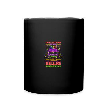 Costume de carnaval Carnaval - Mug uni - noir - Devant