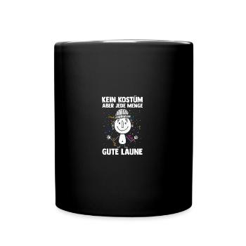 Costume de carnaval Carnaval - Mug uni - noir - Devant