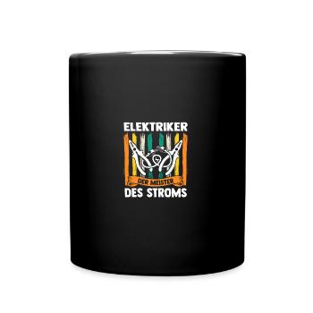 Maître électricien Ingénieur électricien Électricien - Mug uni - noir - Devant
