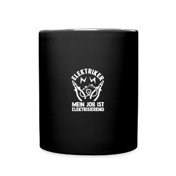 Maître électricien Ingénieur électricien Électricien - Mug uni - noir - Devant
