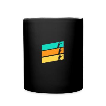 Joueur de fléchettes Fléchettes - Mug uni - noir - Devant