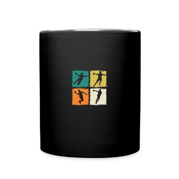 Joueurs de handball Handball - Mug uni - noir - Devant