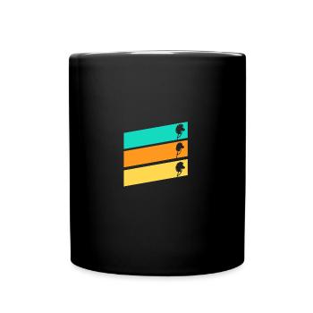 Steckenpferd Hobby Horsing - Tasse einfarbig - Schwarz - Vorne