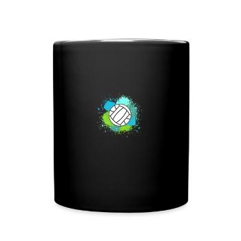 Joueurs de handball Handball - Mug uni - noir - Devant