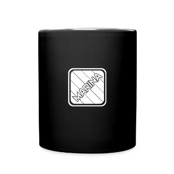 Gift for Marina - Full Colour Mug - black - Front