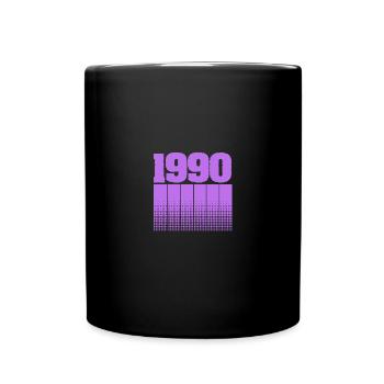 Birthday 1990 - Full Colour Mug - black - Front