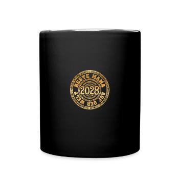2028 - Tasse einfarbig - Schwarz - Vorne