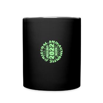 2022 - Tasse einfarbig - Schwarz - Vorne