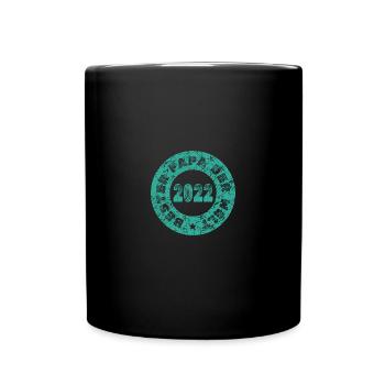 Papa 2022 - Tasse einfarbig - Schwarz - Vorne