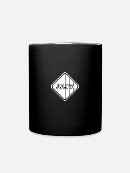 Maedchen Vor - Tasse einfarbig - Schwarz
